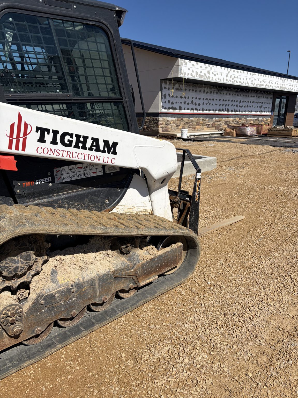 Image used to show projects being built by contractor.